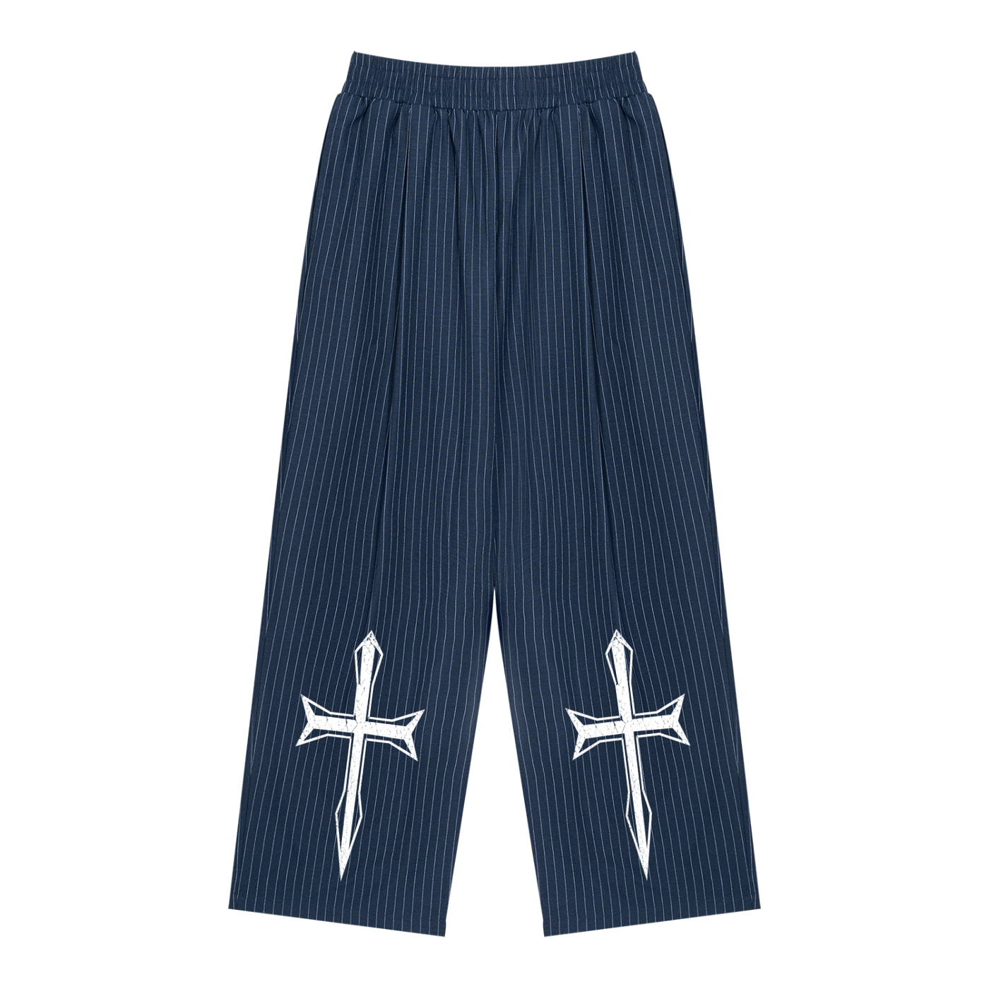 Ventura Legacy | Unisex Striped Pleated Pants Cross