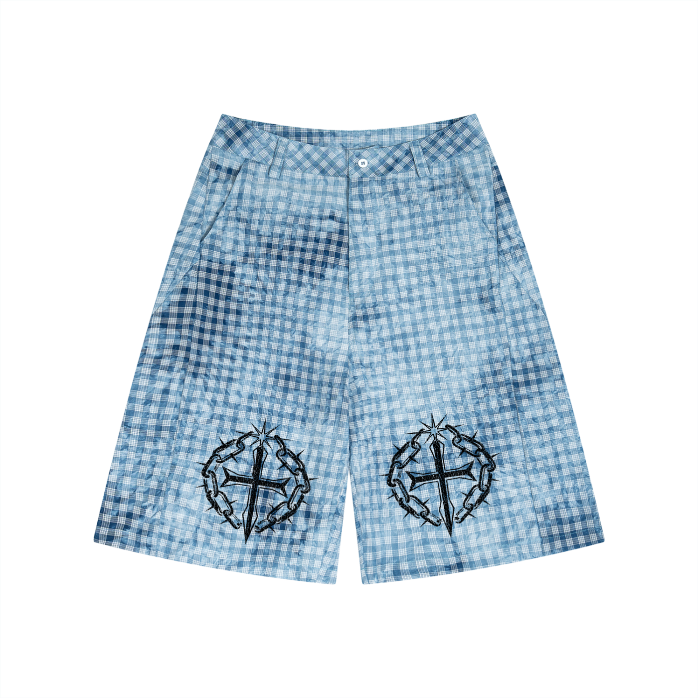 Ventura Legacy | Unisex Vintage Wash Plaid Shorts Northmark