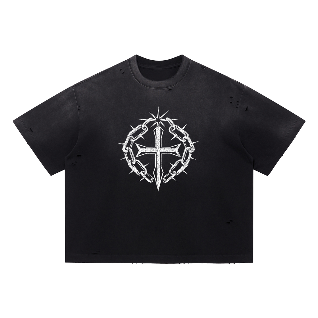 Ventura Legacy | Vintage Washed Distressed Boxy Oversized T-Shirt Northmark