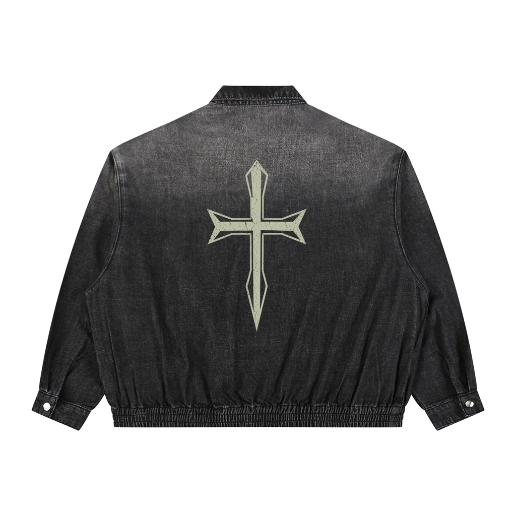 Ventura Legacy | Unisex Vintage Wash Full-Zip Denim Jacket Northmark