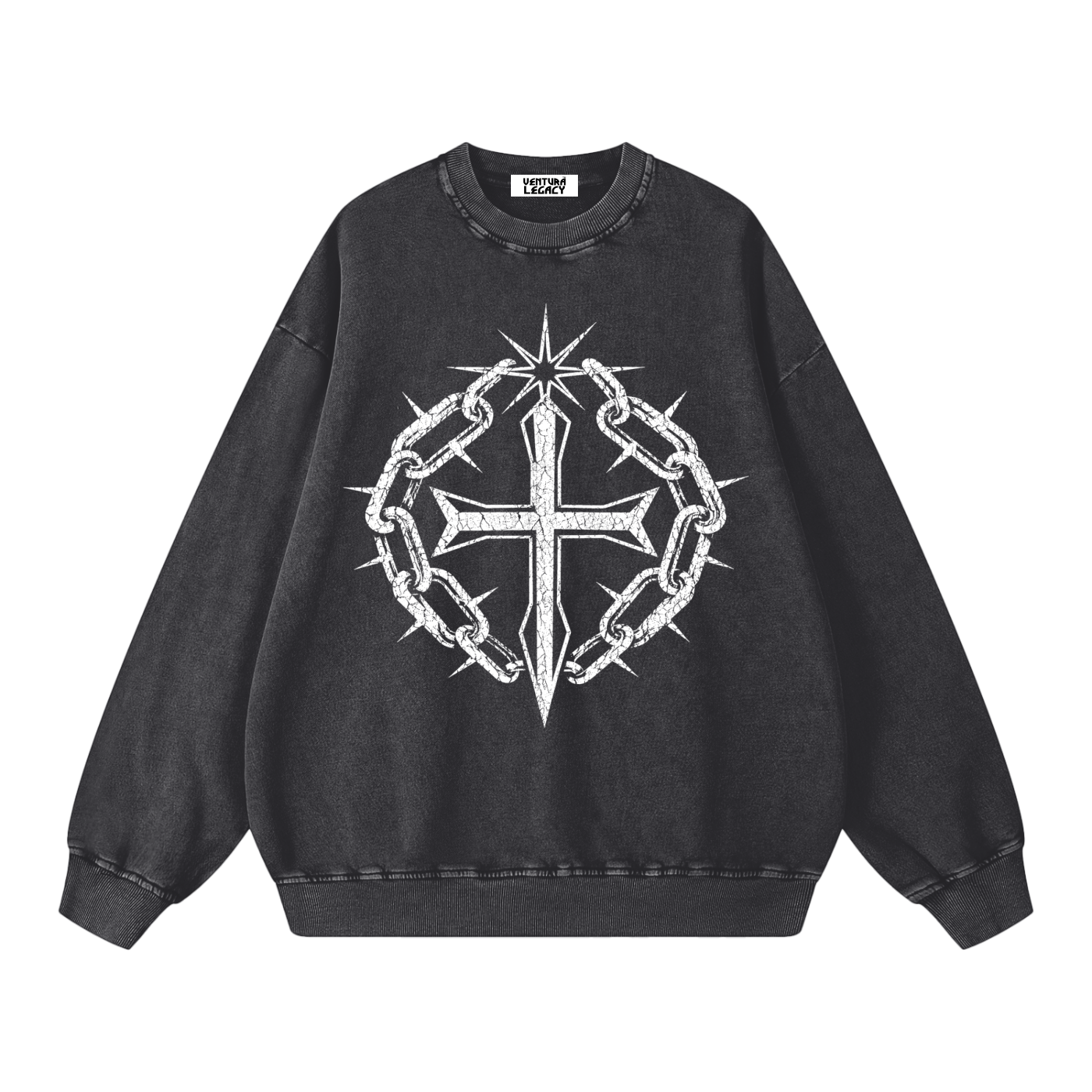 Snow Washed Oversized Sweatshirt