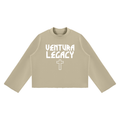 Ventura Legacy | Unisex Mock Neck Raw Edge Boxy Sweatshirt ODD