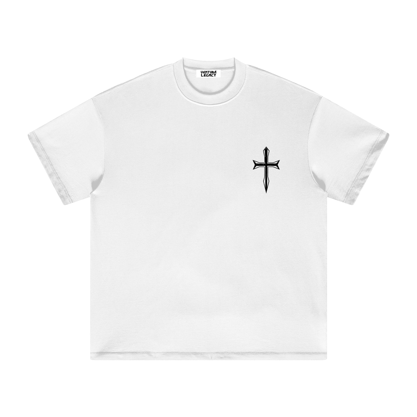 Ventura Legacy | Heavyweight Earth Tone T-Shirt Cross