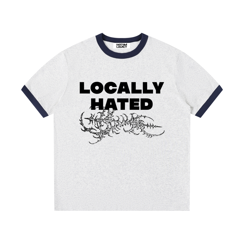 Ventura Legacy | Contrast Edge Ribbed Crewneck T-Shirt Hated