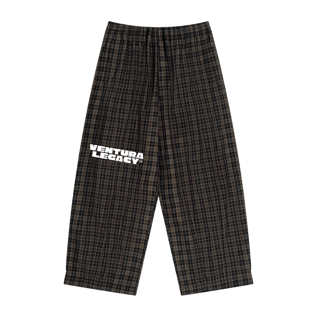 Ventura Legacy | Unisex Plaid Wide Leg Pants Cross