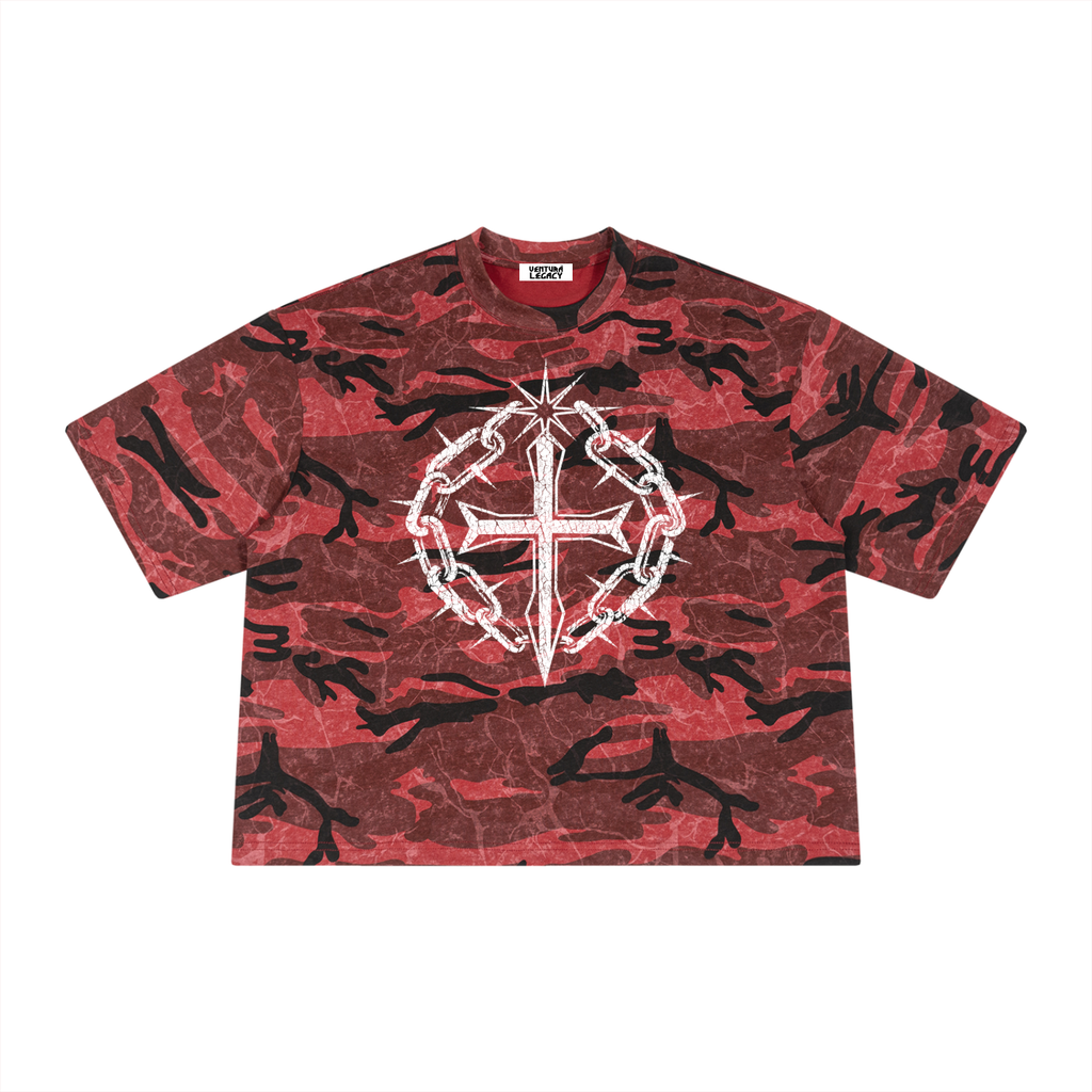 Ventura Legacy | Unisex Boxy Camo Print T-Shirt Northmark
