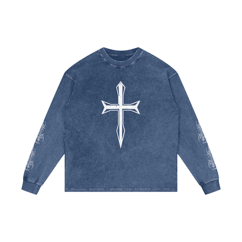 Ventura Legacy | Acid Wash Oversize Long Sleeve T-Shirt Northmark