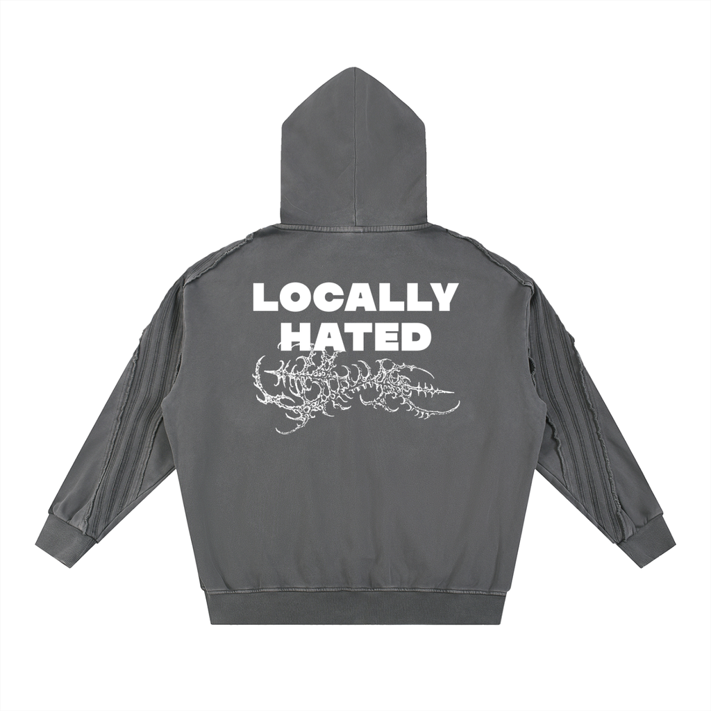 Ventura Legacy | Snow Washed Tape Raw Edge Zip Hoodie Northmark