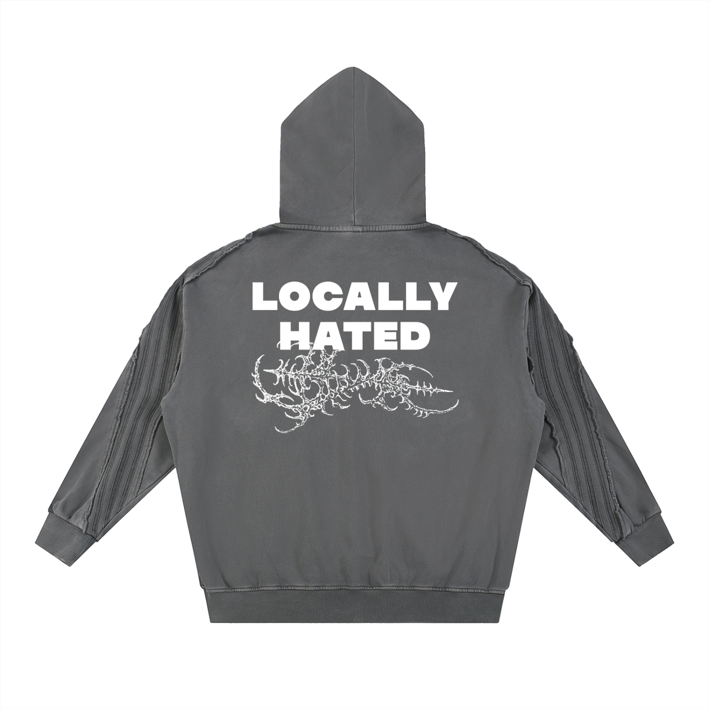Ventura Legacy | Snow Washed Tape Raw Edge Zip Hoodie Northmark