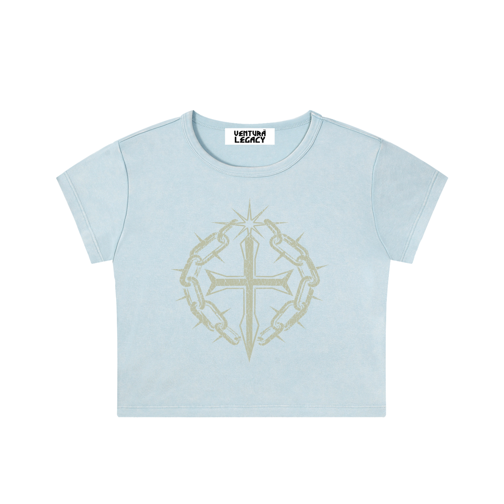 Snow Washed Crop Top