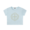 Snow Washed Crop Top