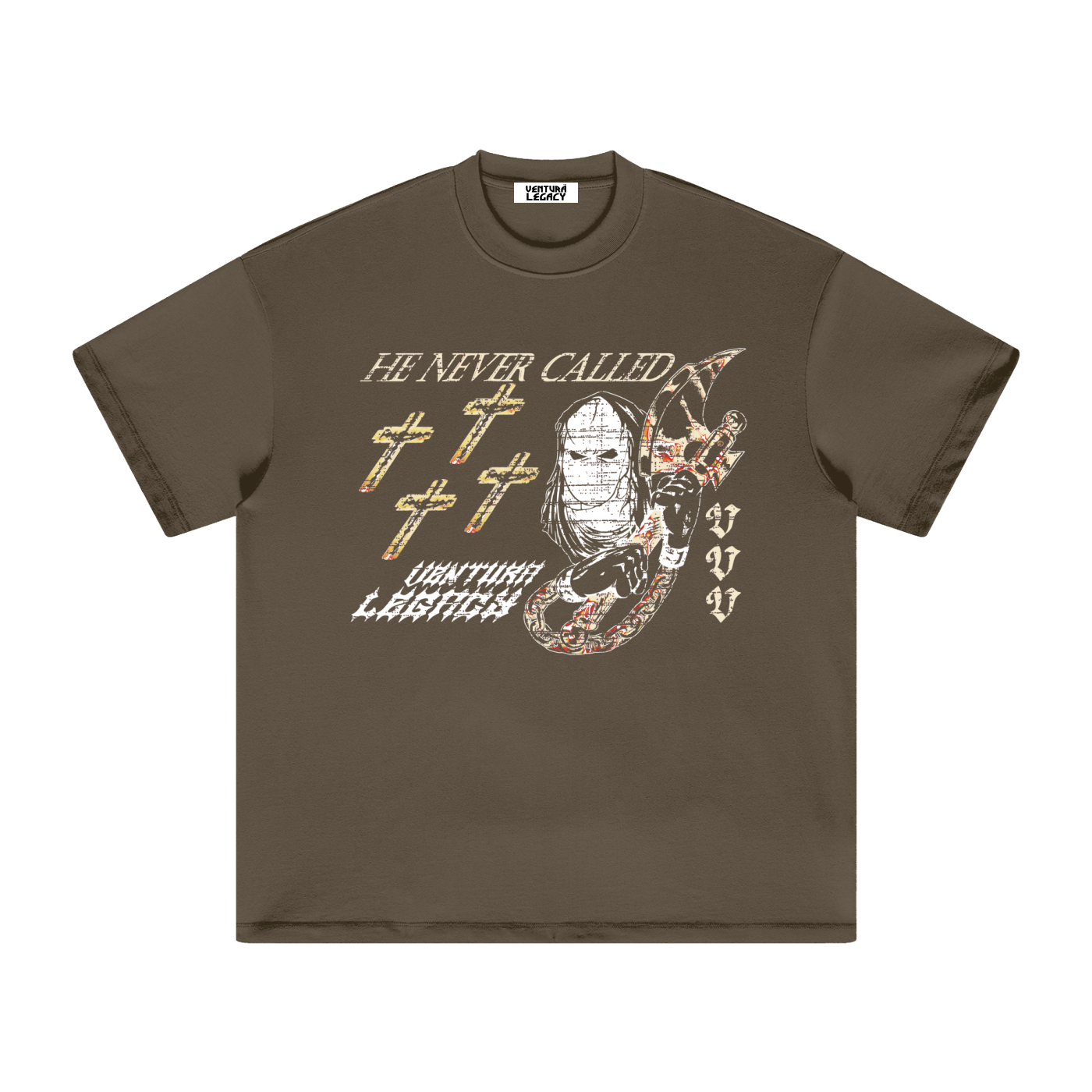 Ventura Legacy | Heavyweight Earth Tone T-Shirt Never Called