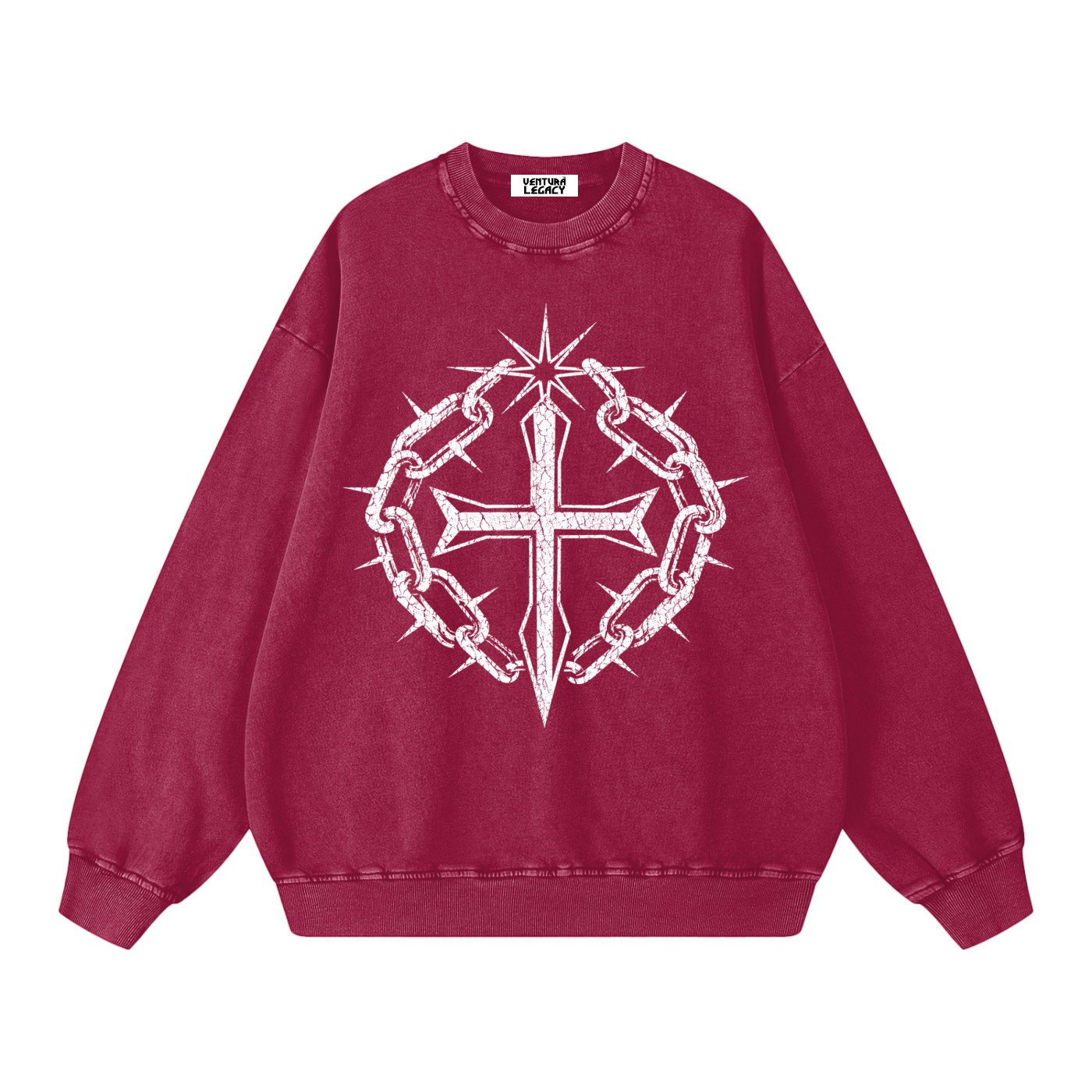 Snow Washed Oversized Sweatshirt