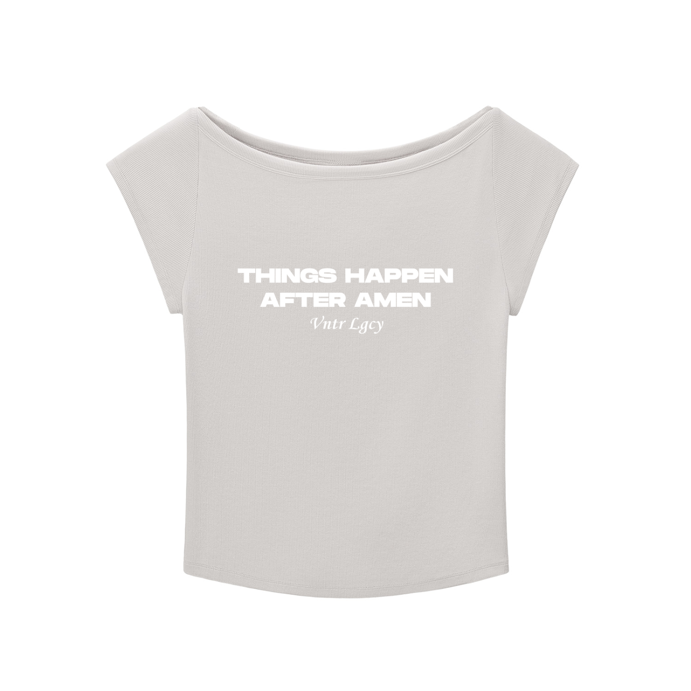 Ventura Legacy | Essential Wide Neck Baby T-shirt Amen