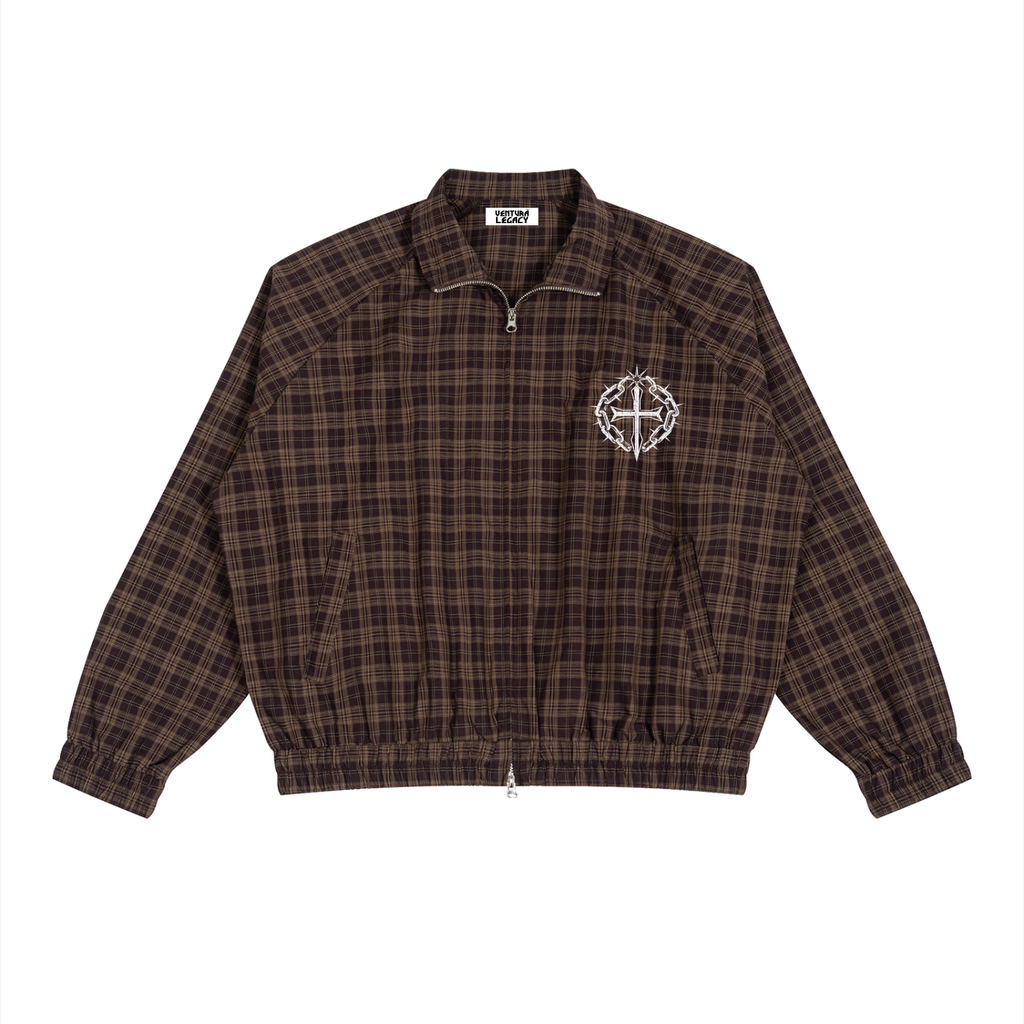 Ventura Legacy | Unisex Plaid Full-Zip Track Jacket Northmark