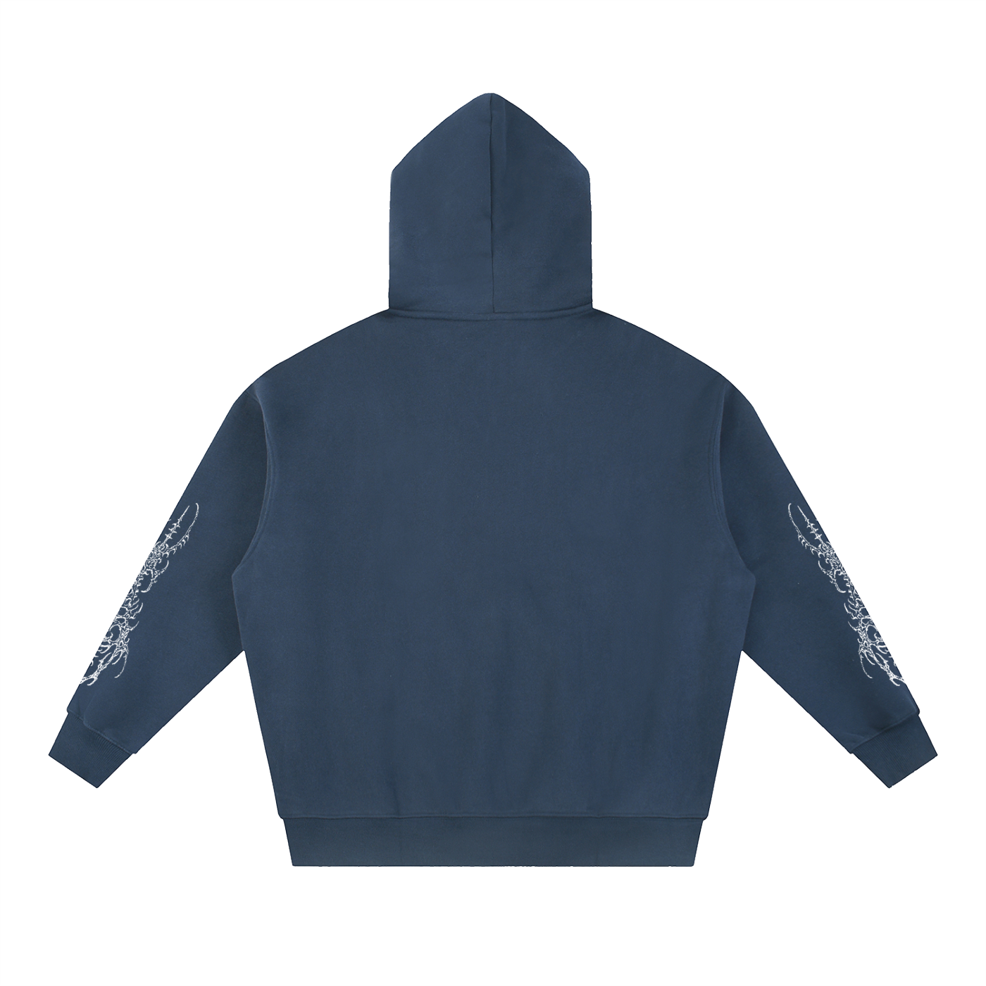 Zip Boxy Hoodie Cross