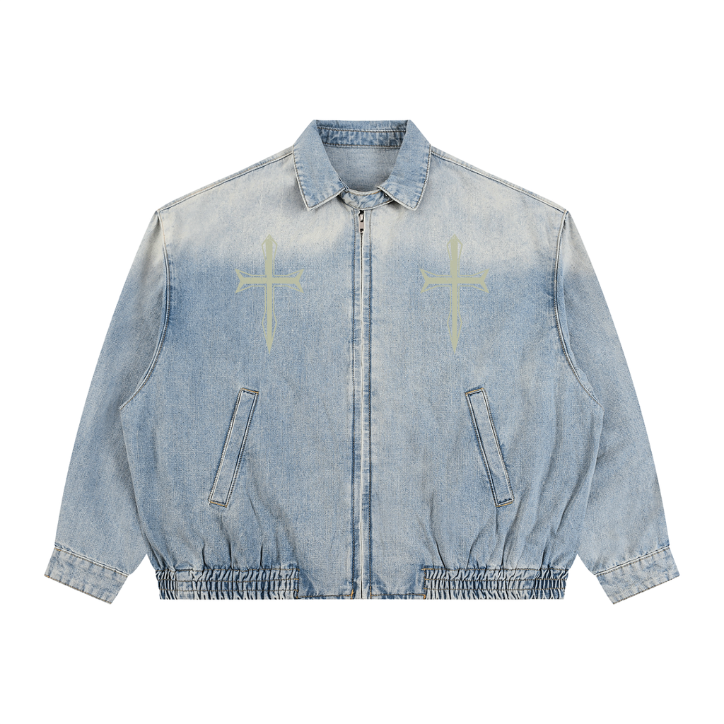 Ventura Legacy | Unisex Vintage Wash Full-Zip Denim Jacket Northmark