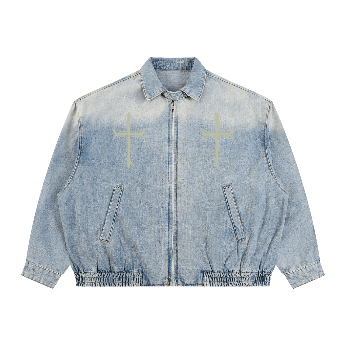 Ventura Legacy | Unisex Vintage Wash Full-Zip Denim Jacket Northmark