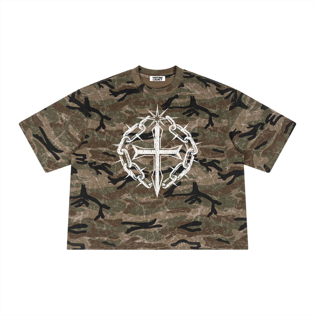Ventura Legacy | Unisex Boxy Camo Print T-Shirt Northmark