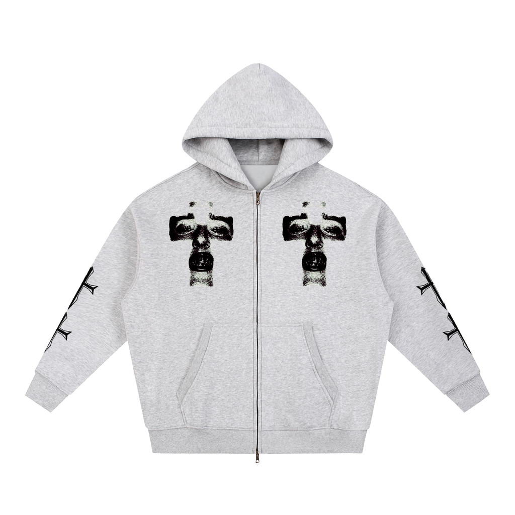 Zip Boxy Hoodie Breathe