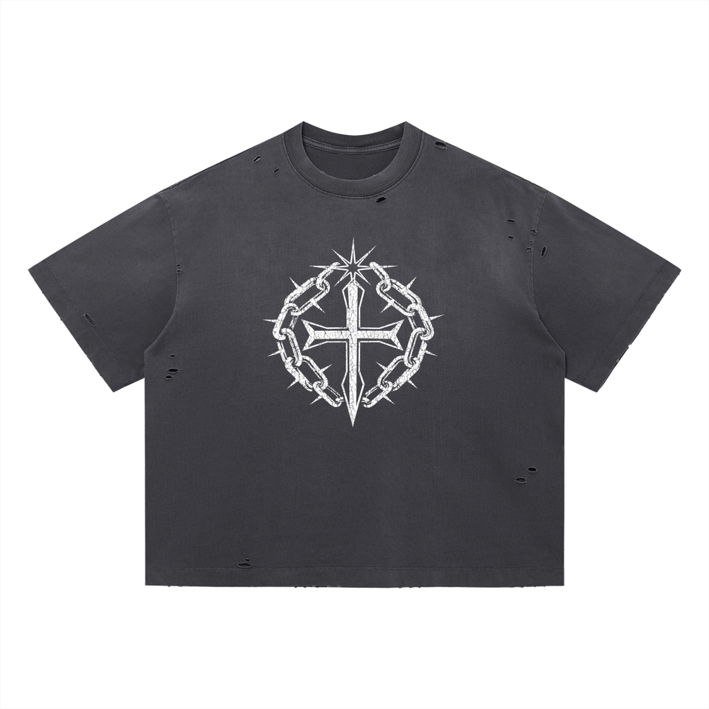 Ventura Legacy | Vintage Washed Distressed Boxy Oversized T-Shirt Northmark