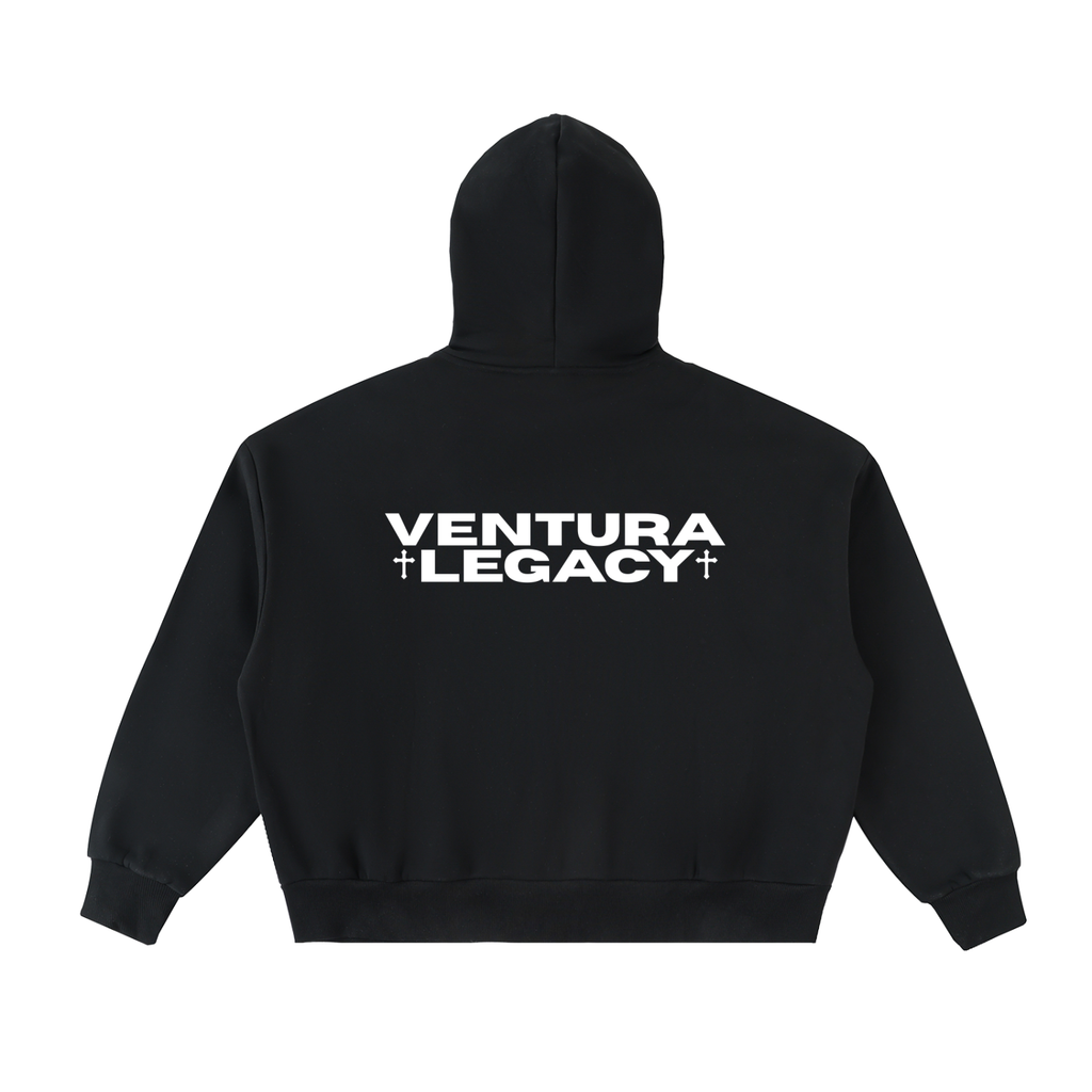 Ventura Legacy | Fleeced Full-Zip Boxy Hoodie Xebec
