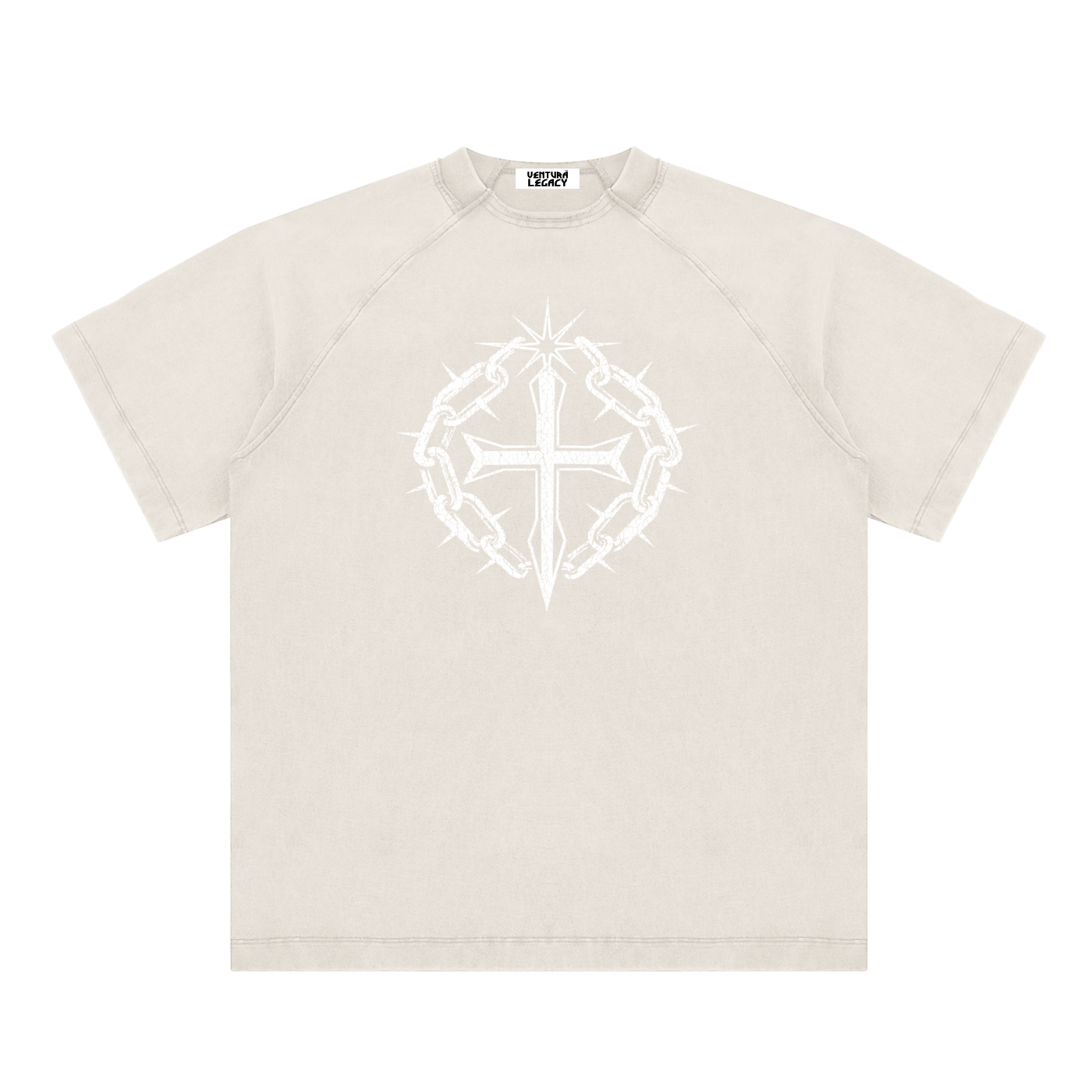 Ventura Legacy | Vintage Washed Raglan Cotton T-Shirt Northmark