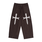 Ventura Legacy | Unisex Plaid Wide Leg Pants Cross