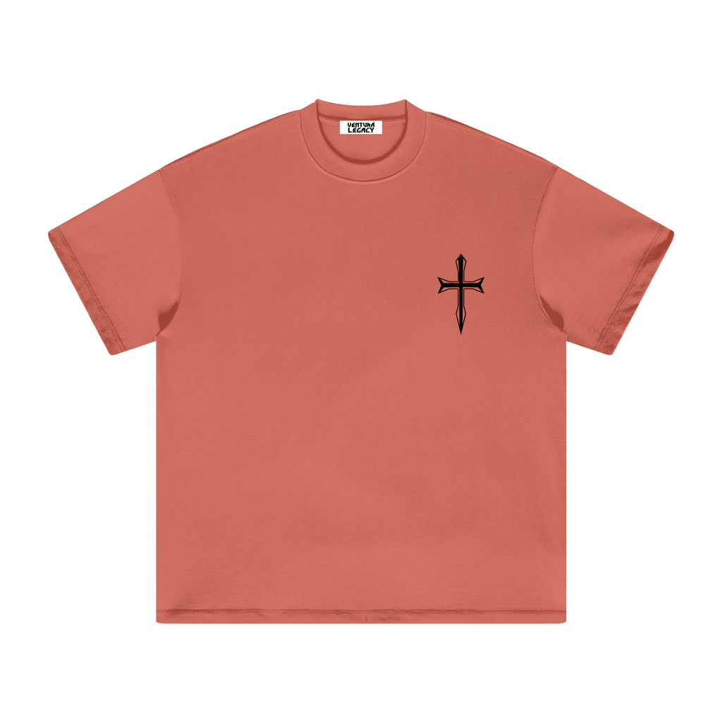 Ventura Legacy | Heavyweight Earth Tone T-Shirt Cross