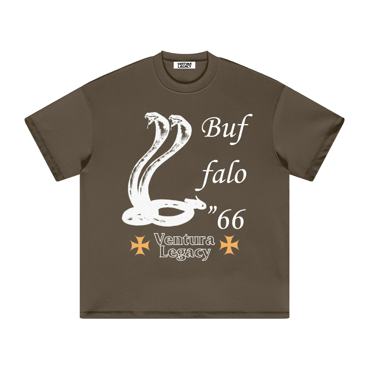 Ventura Legacy | Heavyweight Earth Tone T-Shirt Buffalo