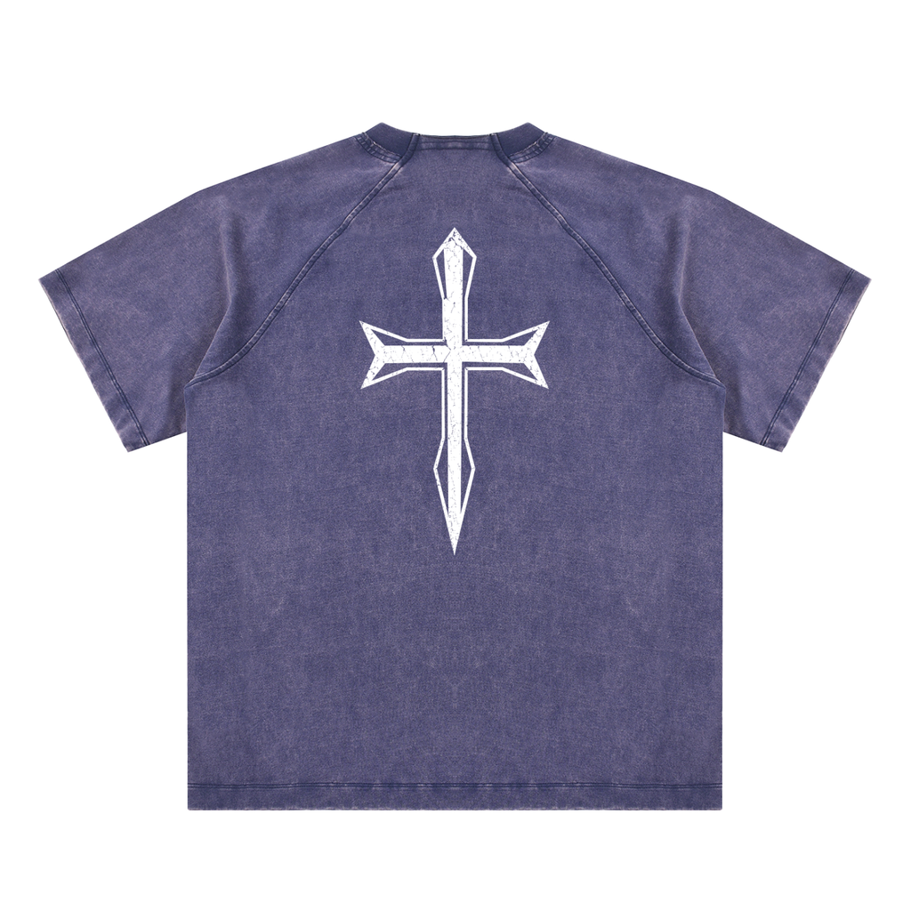 Ventura Legacy | Vintage Washed Raglan Cotton T-Shirt Hated