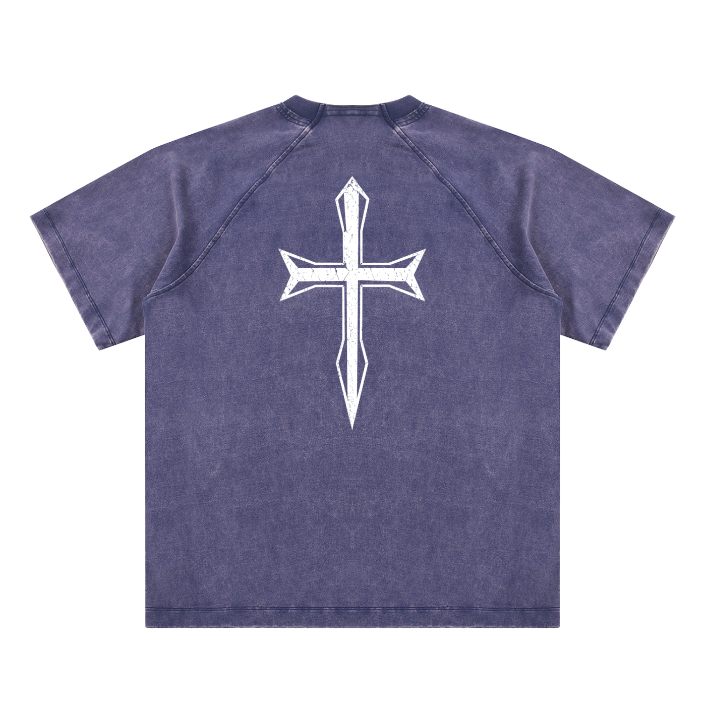 Ventura Legacy | Vintage Washed Raglan Cotton T-Shirt Hated