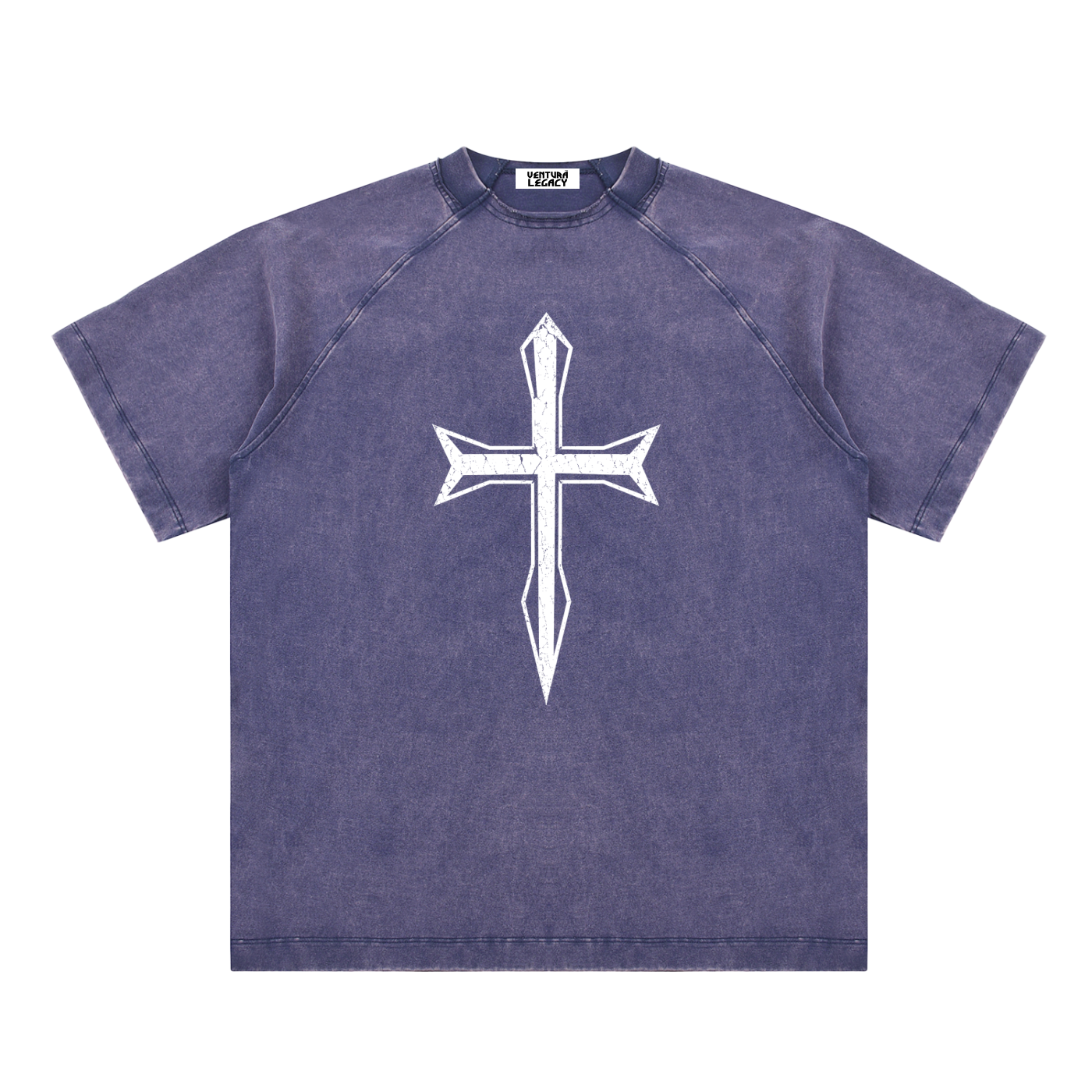 Ventura Legacy | Vintage Washed Raglan Cotton T-Shirt Northmark
