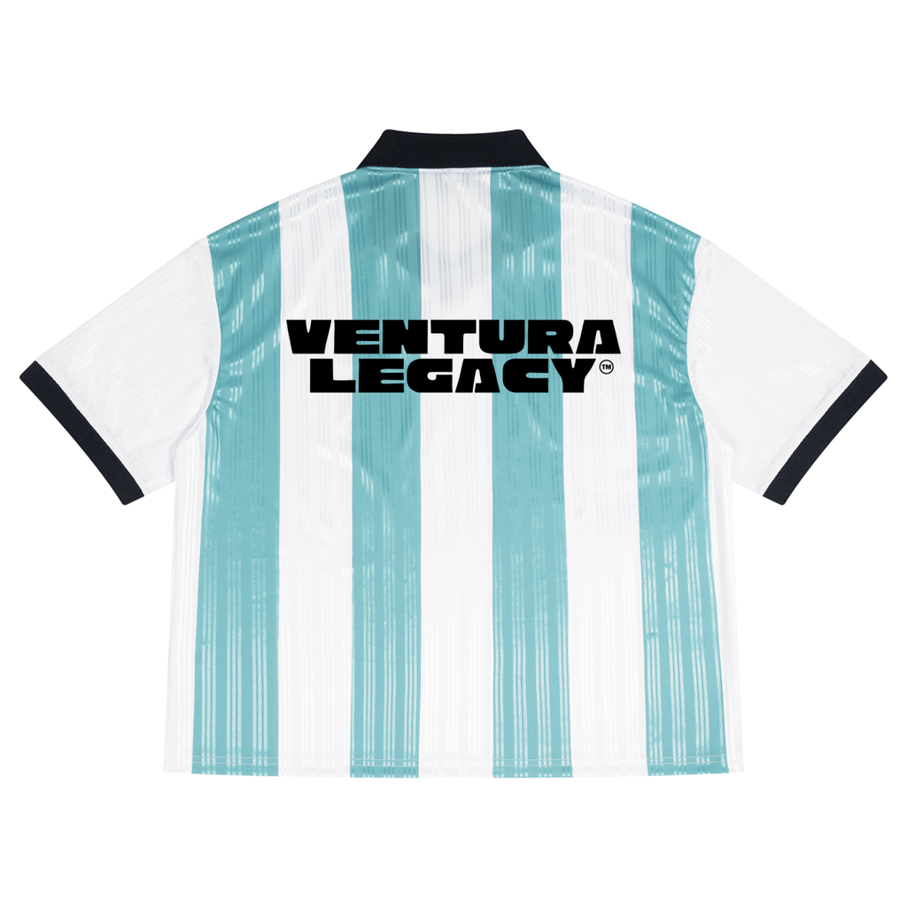 Ventura Legacy | Unisex Boxy Striped Collared Soccer Jersey Northmark