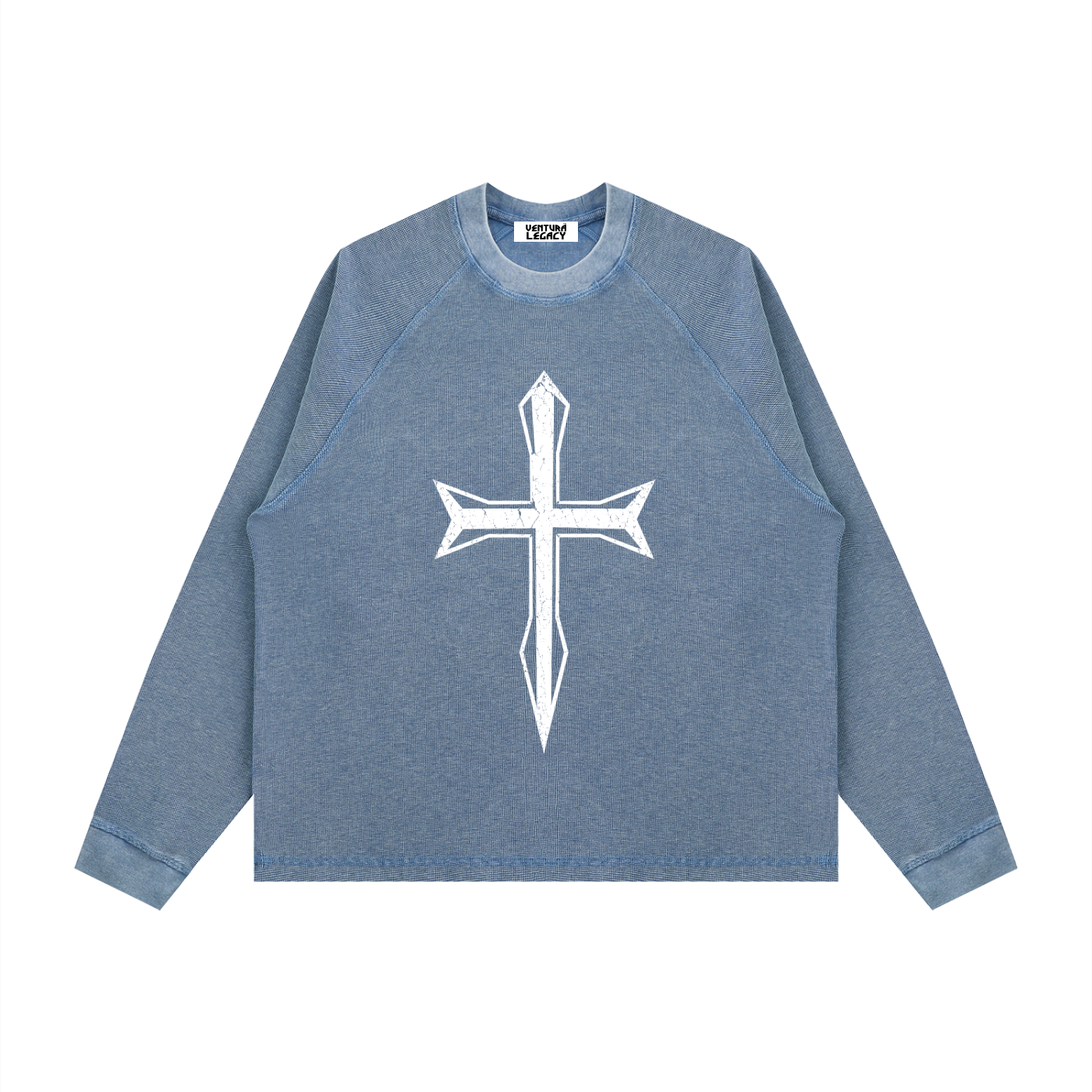 Ventura Legacy | Unisex Vintage Wash Boxy  Waffle Sweatshirt Northmark