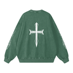 Snow Washed Oversized Sweatshirt
