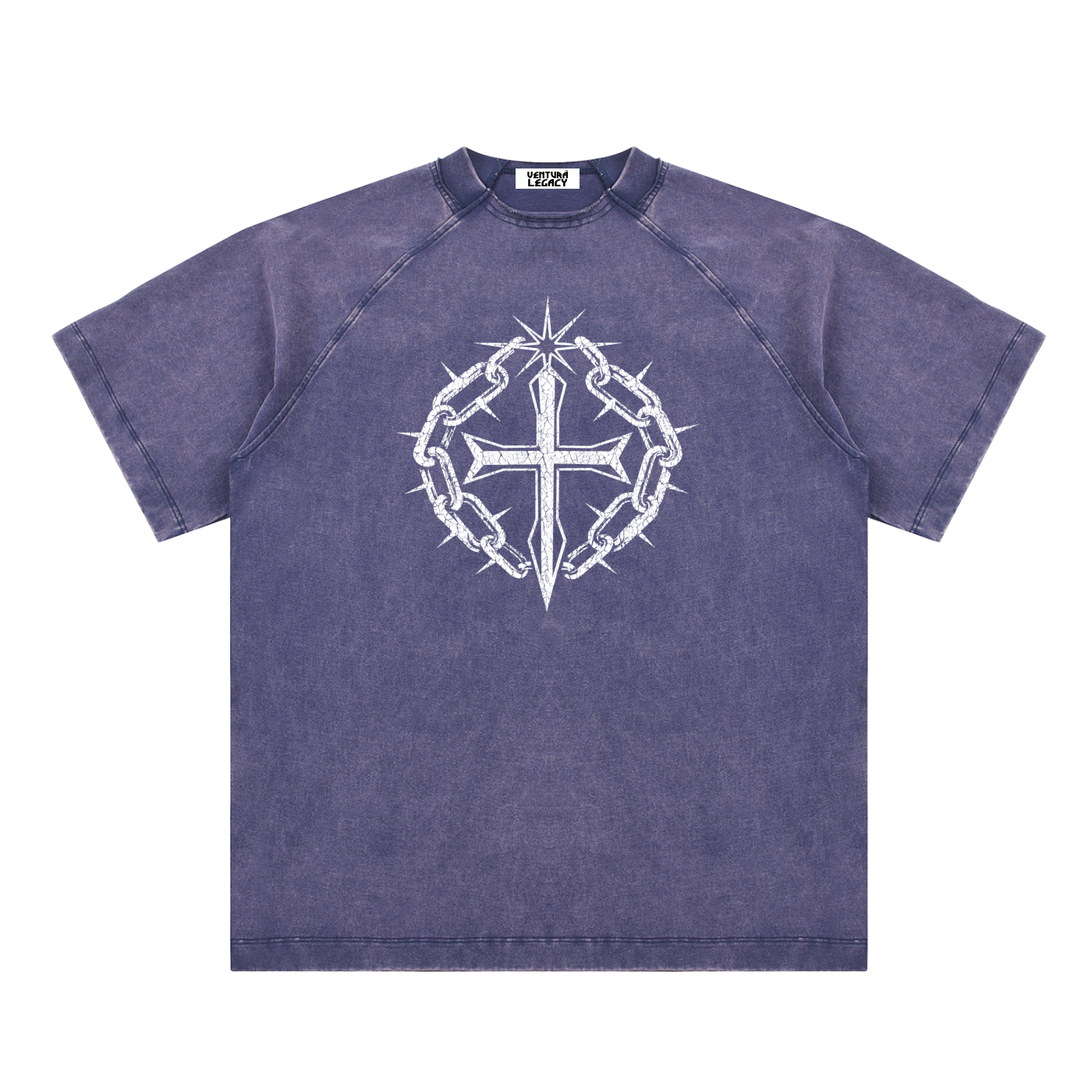 Ventura Legacy | Vintage Washed Raglan Cotton T-Shirt Northmark