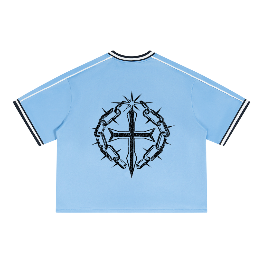 Unisex Boxy V-Neck Soccer Jersey