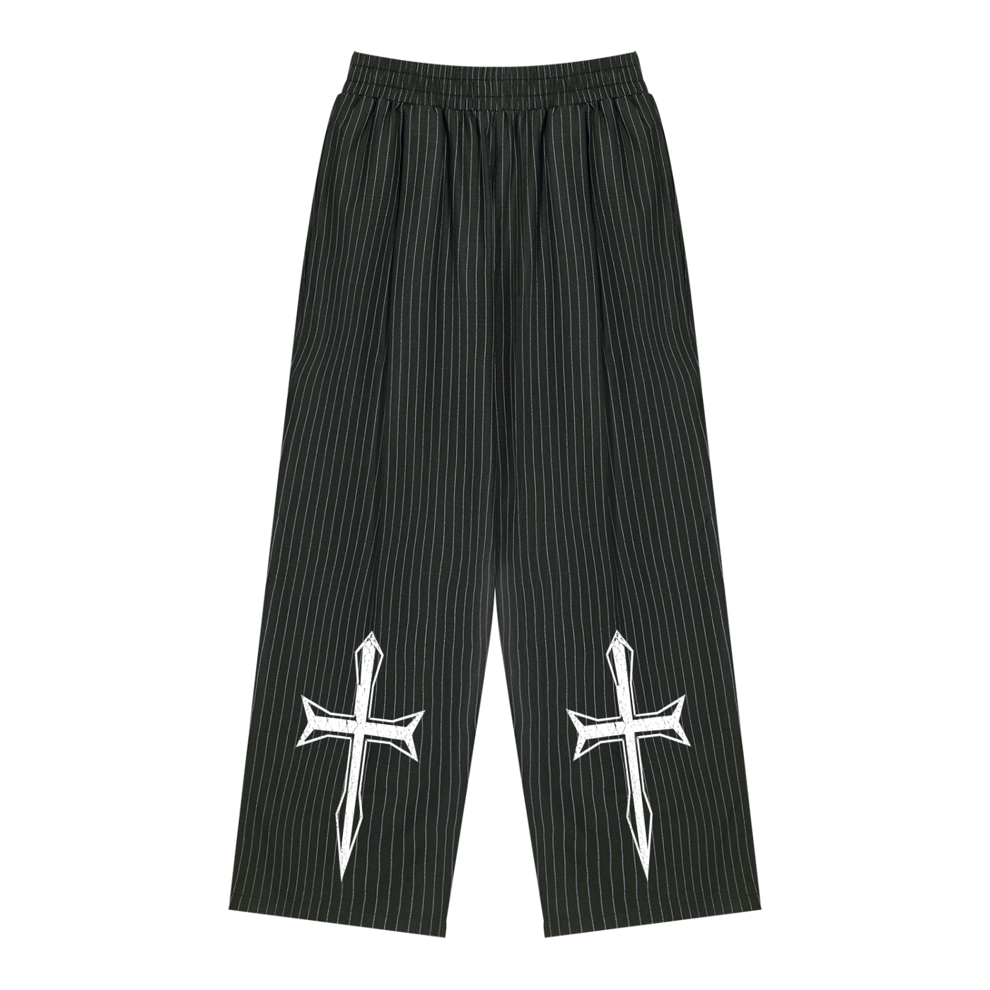 Ventura Legacy | Unisex Striped Pleated Pants Cross