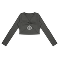 Ventura Legacy | Women's Ruched Long Sleeve Crop T-Shirt I see God