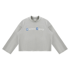 Ventura Legacy | Unisex Mock Neck Raw Edge Boxy Sweatshirt Esia