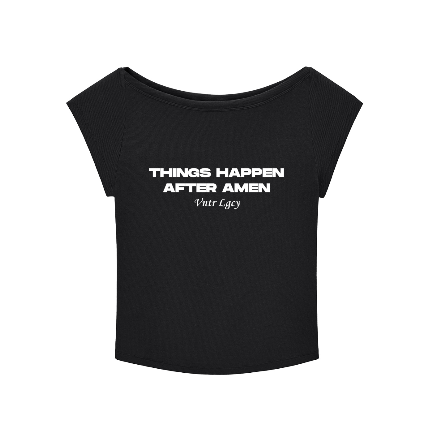Ventura Legacy | Essential Wide Neck Baby T-shirt Amen