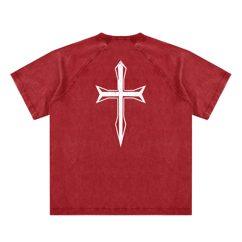 Ventura Legacy | Vintage Washed Raglan Cotton T-Shirt Hated