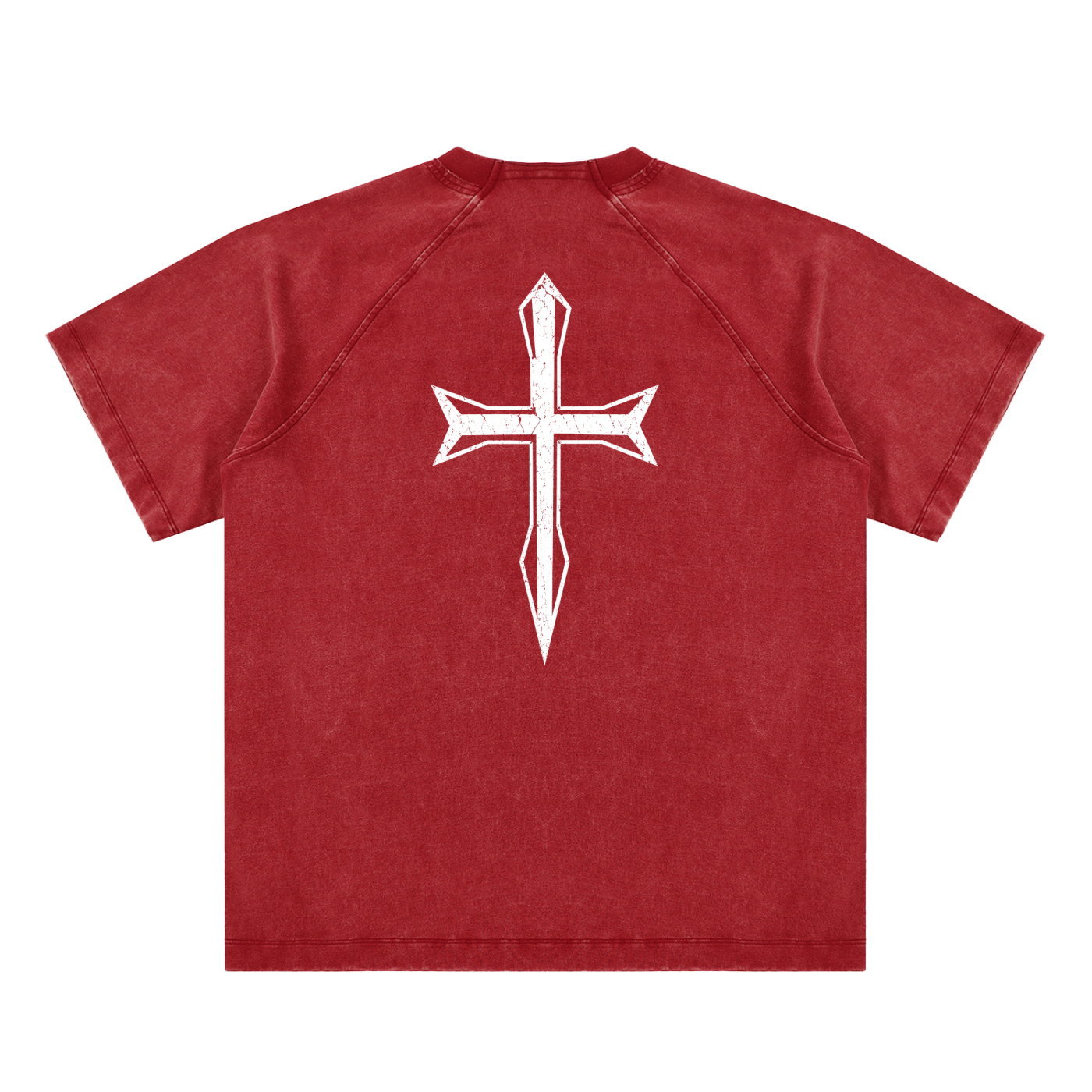 Ventura Legacy | Vintage Washed Raglan Cotton T-Shirt Hated