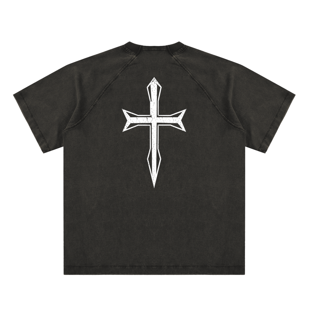 Ventura Legacy | Vintage Washed Raglan Cotton T-Shirt Hated