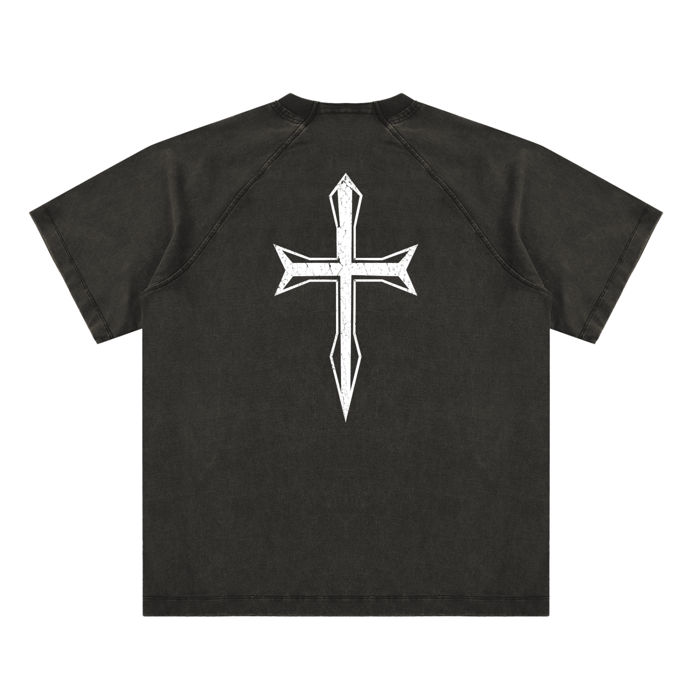 Ventura Legacy | Vintage Washed Raglan Cotton T-Shirt Hated