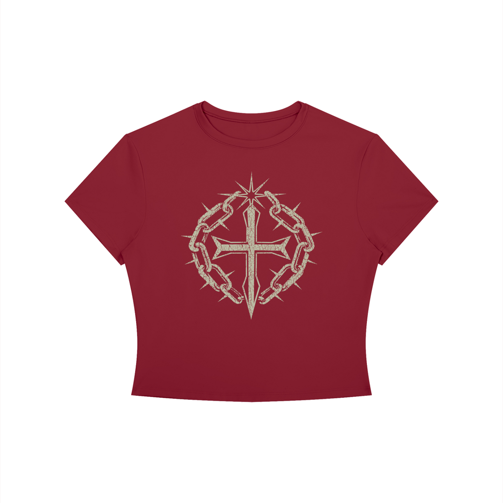 Women's Crewneck Crop T-Shirt