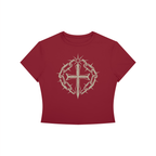 Women's Crewneck Crop T-Shirt