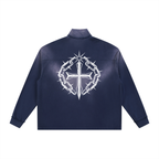 Ventura Legacy | Sun Fade Raw Edge Quarter-Zip Sweatshirt Northmark