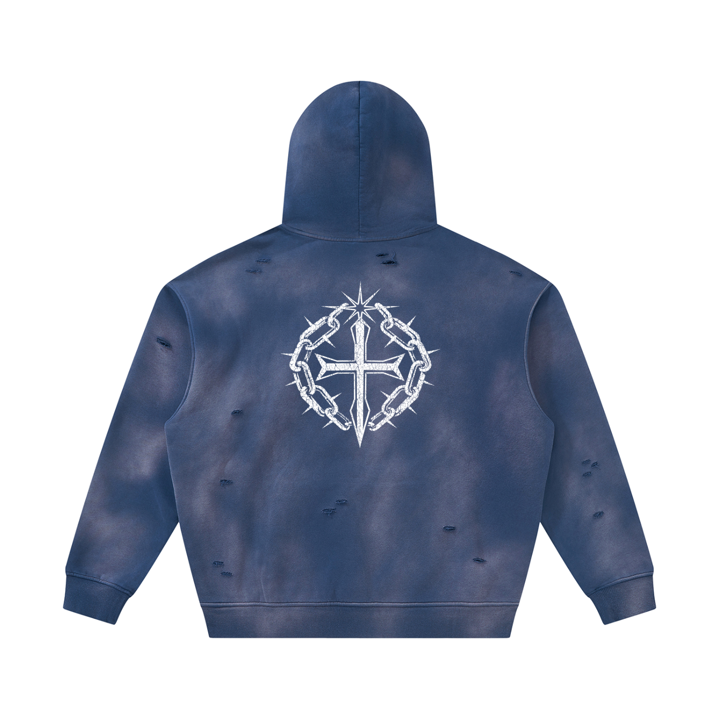 Ventura Legacy | Unisex Sunfade Frayed Fleece Hoodie Northmark